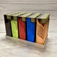 Зажигалка в металлическом корпусе Fitnow (турбо пламя) №539-2