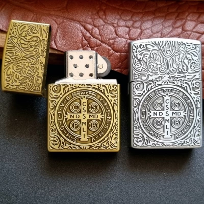 Газовая зажигалка Benedict Medal HL-4135-3 Газовая зажигалка Benedict Medal HL-4135-3