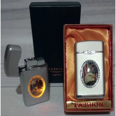 Зажигалка газовая мигающая 