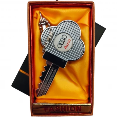 Оригинальная металлическая зажигалка в форме ключа Audi D742