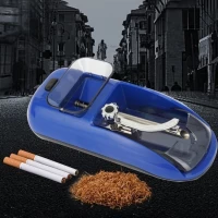 Электрическая машинка для набивки сигарет 2 в 1 (6,5 и 8 мм) HAPPY JT-055-2 Blue