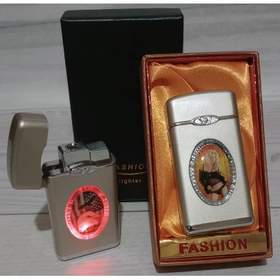 Зажигалка газовая мигающая 