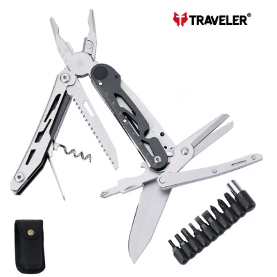 Мультитул тактический Traveler для охоты и рыбалки 12в1, 16см MQ039-DG