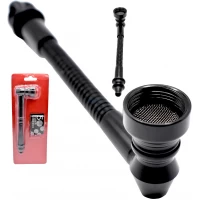 Металлическая курительная трубка с сетками (11,5см) HL-604