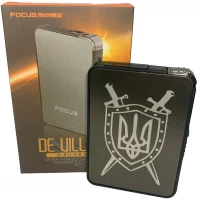 Портсигар с автоматической подачей и зажигалкой Украина (Обычное пламя