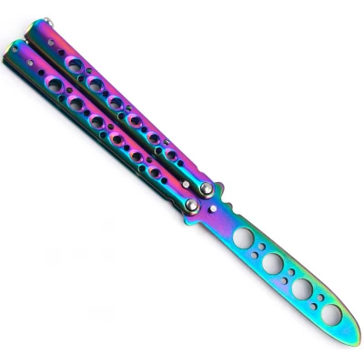 Нож бабочка тренировочный 21,5см (Балисонг) 26-Y46A Нож бабочка тренировочный 21,5см (Балисонг) 26-Y46A