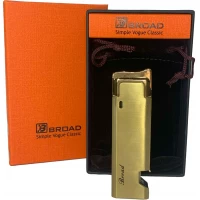 Газовая ветрозащитная зажигалка с открывалкой в подарочной коробке 