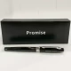 Подарочная ручка Promise в футляре (черная с серебристым декором) RP-3129A