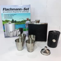 Подарочный набор фляга Jack Daniel’s с рюмками QK-1-2