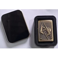 Зажигалка бензиновая в подарочной коробке Submaschine gun MP 40 HL-336-3