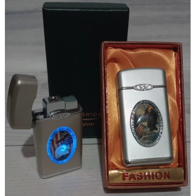 Зажигалка газовая мигающая 