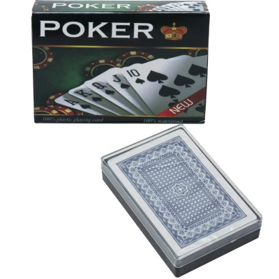 Игральные карты для покера пластиковые POKER 