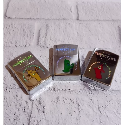 Зажигалки бензиновые металлические PERFECT LIFE EARTH D520 Зажигалки бензиновые металлические PERFECT LIFE EARTH D520