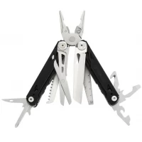 Мультитул тактический Traveler 28в1, комплект бит, с чехлом, с плоскогубцами 16,2см MQ064DG Black