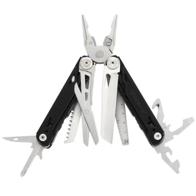 Мультитул тактический Traveler 28в1, комплект бит, с чехлом, с плоскогубцами 16,2см MQ064DG Black