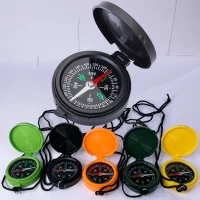 Туристический компас с откидной крышкой и шнурком DC45-7
