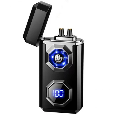 Дуговая электрическая USB-зажигалка ⚡HL-646 Black