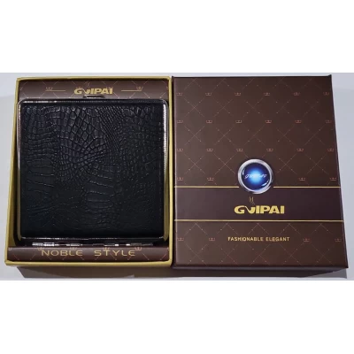Портсигар в подарочной упаковке GVIPAI (Кожа, на 20 шт) XT-4980-4