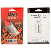 Набор кремней и фитиль для зажигалок STAR HL-6777