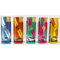 Зажигалка в металлическом корпусе (острое пламя) Авто X3