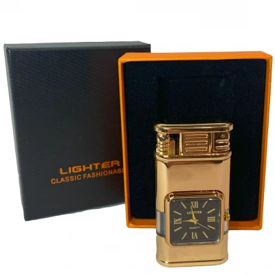 Зажигалка с встроенными часами Lighter - Classic Fashionable 