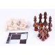 Шахматы дорожные с мягкой доской деревянные W-035
