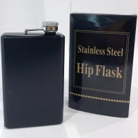 Компактная фляга (236 мл) в современном минималистичном дизайне DFH-8A Black