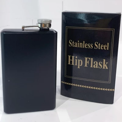 Компактная фляга (236 мл) в современном минималистичном дизайне DFH-8A Black