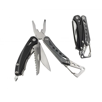 Нож мультитул 9в1 туристический многофункциональный Traveler 12см MQ015 Black