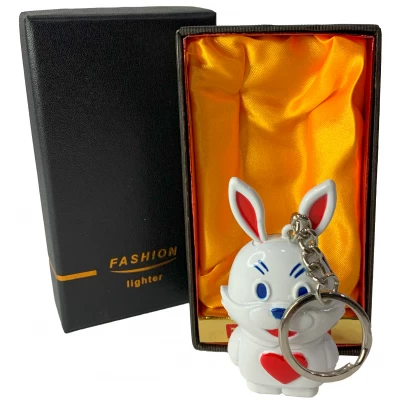 Зажигалка подарочная-брелок Кролик 