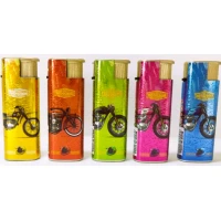 Зажигалка в металлическом корпусе (острое пламя) Мото X3-1