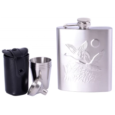 Подарочный набор с флягой для мужчин 'Гуси' QK-16