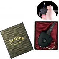 Зажигалка подарочная с брелком Ключ TOYOTA (Обычное пламя 