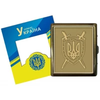 Портсигар на 20 сигарет металлический Украина YH-21