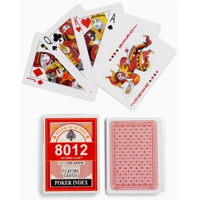 Игральные карты пластиковые 8012