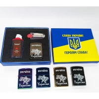 Зажигалка бензиновая в подарочной коробке 