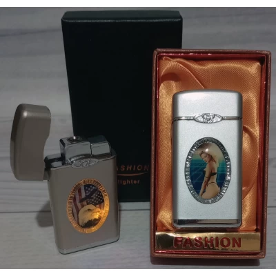 Зажигалка газовая мигающая 