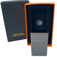 Газовая зажигалка OUBAO 2 в 1: обычное и турбо-пламя 