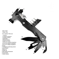 Многофункциональный молоток 16в1, инструмент Traveler (60шт/ящ) MS-034-F