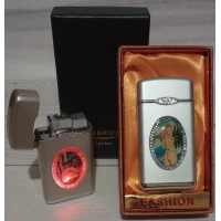 Зажигалка газовая мигающая 