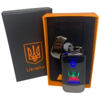 Дуговая электроимпульсная зажигалка с USB-зарядкой⚡️Украина LIGHTER HL-438-Black