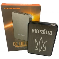 Портсигар с автоматической подачей и зажигалкой Украина (Обычное пламя