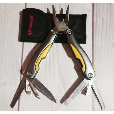 Мультиинструмент (Мультитул) Traveler 9в1 16см (120шт/ящ) MT609 Yellov Мультиинструмент (Мультитул) Traveler 9в1 16см (120шт/ящ) MT609 Yellov