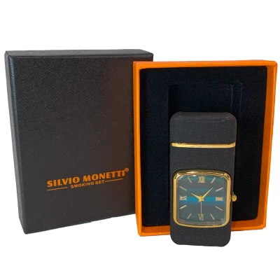 Зажигалка с встроенными часами от Silvio Monetti 