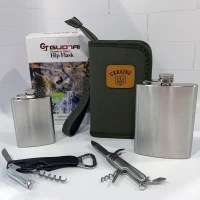 Набор фляг UKRAINE в текстильном чехле STB-1