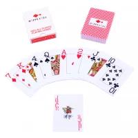 Карты игральные пластиковые «Happy Call» (Красная Рубашка) №408-11