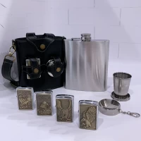 Подарочный мужской набор с флягой 18 oz в чехле «American Legend» HPB-18-3