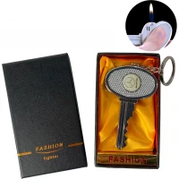 Зажигалка подарочная с брелком Ключ Mercedes-Benz (Обычное пламя 