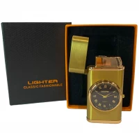 Зажигалка с часами 