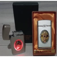 Зажигалка газовая мигающая 